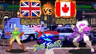 X-Men VS Street Fighter - DirtyGamingUK (GBR) VS (CAN) markymark15 [xmvsf] [Fightcade]
