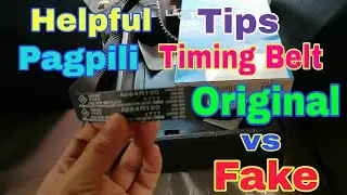 Timing Belt Tips Paano Pumili, Palatadaan at Pagkakaiba ng Original sa Fake?/Toyota 2c Liteace