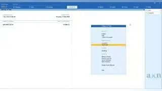 Cost Centre Name in Outstanding Report | TallyPrime TDL | Tally Customization | Tamil (AXN Infotech)