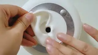 [ASMR]耳介を強めに素手スクラッチングマッサージ/ear scratching massages/바이노럴마이크/brain tingling[no talking]