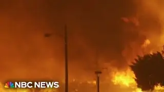 Fire blows up in Southern California, destroying homes and forcing thousands to evacuate