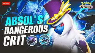 🔥 Absol's Dangerous Crit | Pokemon Unite Live 🔴 | #pokemonunite #shortslive