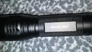 USING THE GEAR LIGHT S2000 LED HIGH POWERED FLASHLIGHT | HANDS ON!