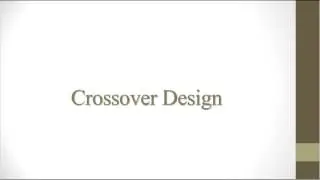 Crossover Design Stat 330 for Ken Li