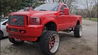 6.0 powerstroke sound compilation! (Multiple Burnouts and more!!!) *blown head gasket 