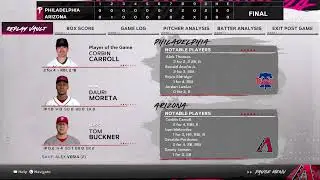MLBtheShow 24 2029 NLCS Game 1 Phillies @ Diamondbacks