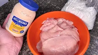 O SEGREDO DO FILÉ DE FRANGO FRITO CROCANTE E SEQUINHO SEM ÓLEO