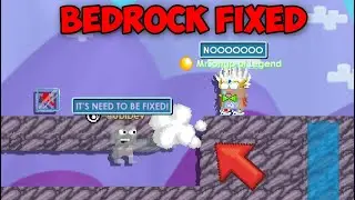 DEVELOPERS FIXED MY BEDROCK GLITCH WORLD! (Gone Wrong!) | Growtopia