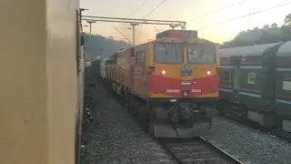 The Ultimate Diesel Roar: WDG-4D and WDG-6G Team Up for an Epic Overtake// Jaypurna vlogs// Railfan 