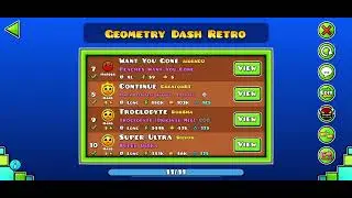 Geometry Dash Retro/Tower 7 New levels Now available 