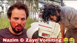 Nazim Ahmed And Zayn Saifi Vomiting During Zombie Part 2 shooting| @Round2hell | #viral  #shorts