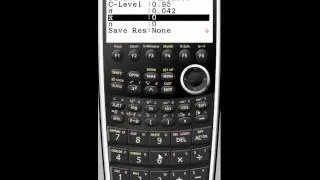 95% Confidence Interval for 1 sample normal distribution known variance using a Casio CG20