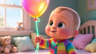 Rainbow Balloon Party 🎈🌈 | Fun Kids Song & Preschool Learning Video