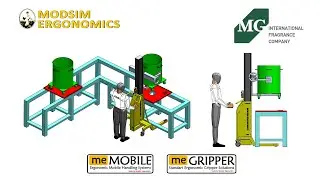 Modsim Ergonomics | Chemical Industry : meMOBILE-150 Ergonomic Mobile  Perfume Tank Handling System