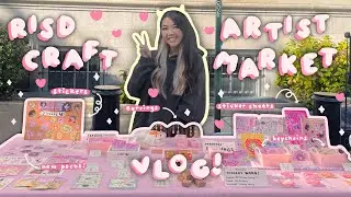 IM BACK AT RISD 🍮 | Table Setup VLOG and New Merch | Traveling for Artist Alley! | Tiffany Weng
