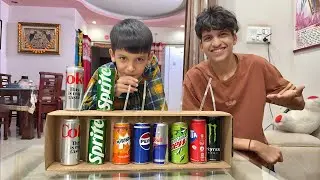 Guess The Drink Challenge 😅|| Sourav Joshi vlogs ||