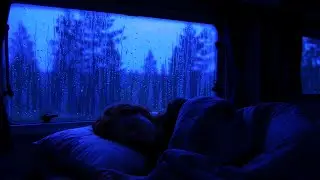 8 Hour Van Rain Ambience for Sleeping – Soft Rain Sounds Without Thunder or Distraction