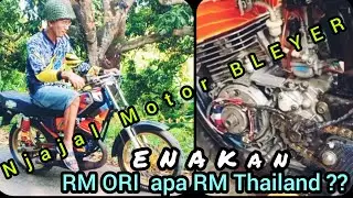 Test Bleyer RM original VS RM Thailand upgrade / CDI DSP di Bengkel AG Azis GARAGE tarokan kediri