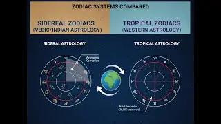 Vedic Astrology(Sidereal Zodiac) Vs Western Astrology(Tropical Zodiac) #astrology #vedicastrology