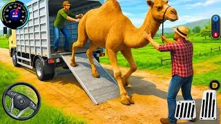 Real Animal Cargo truck driving | wild Zoo animals farm Indian Transport | Android Gameplay