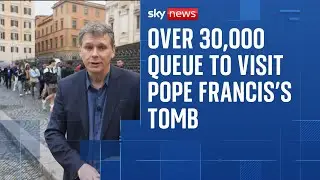 Pope Francis's final resting place opens to public in Rome