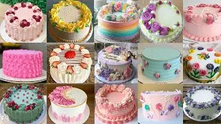 🌈Beautiful Round Cake Decorating Ideas 2025/Anniversary Cake/Birthday Cake Design/Round Cake Design
