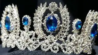 Maria Pavlovna`s Sapphire Tiara. - The Crown Jewels Copy Replica Fake Faux Reproduction Russian
