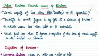 Blindness | PSM