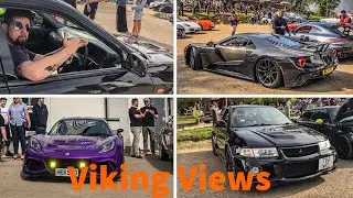 Easter Sunday At Caffeine And Machine With The Legendary VikingViews Ford GT, EVO, Liberty Walk Mini