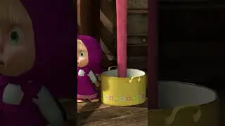 Когда готовишь на семью&hellip;🥄😋 Больше мультиков на канале @MashaBearRUSSIAN  #Shorts