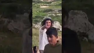 Israeli settler kids assaulting Palestinians