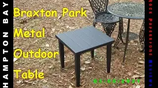 Hampton Bay Braxton Park Metal Outdoor Side Table Review