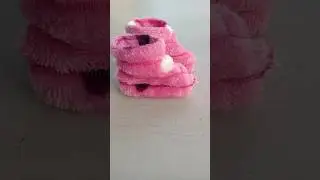 Rumal re-use idea👶 baby booties winters socks for kids /new born baby diy #stitching #trending