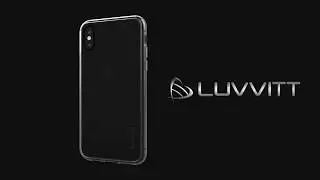 iPhone XS Max Case Luvvitt Clear View Hybrid Scratch Resistant Cover with Shock Absorbing Bumper