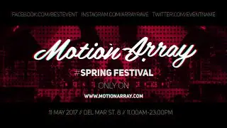 Music Event Promo Premiere Pro Templates