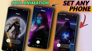 apply incoming call theme & color call screen