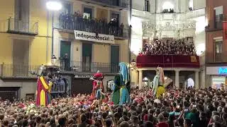 La Patum 2024: tercer salt de Gegants (Diumenge, Patum Completa)