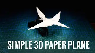 Simple 3D Paper Plane | Papercraft