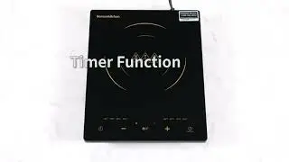 Upgrade Portable Touch Induction Cooktop with LED Screen, 1800W Countertop Burner | smart lifestyle