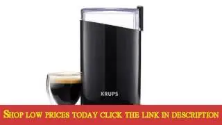 Details KRUPS F203 Electric Spice and Coffee Grinder with Stainless  Deal