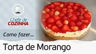 🔥TORTA DE MORANGO FÁCIL, FICA IGUALZINHO A DA PADARIA