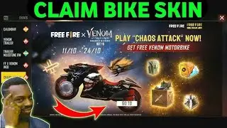 I Got New  Attack Venom Bike Skin || How To Get Venom Bike Skin - #AWMLOVER  #GarenaFreeFire