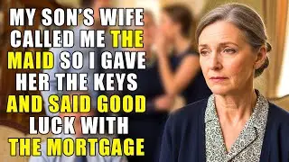 She Called Me &lsquo;The Maid&rsquo;&mdash;I Gave Her the House Keys and Said Good Luck Paying the Mortgage