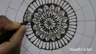 Easy Mandala : Day 1 