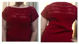 Easy Crochet simple summer Tshirtl Beginner tutorial l Rayduha Crochet