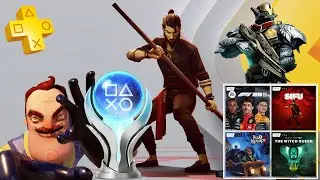 Three PLATINUMS Kick Back! 🏆 PS Plus Games SIFU, F123 and Hello Neighbor 2 are here!!!