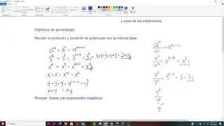 Leyes de los exponentes 2 Colbach Exacer