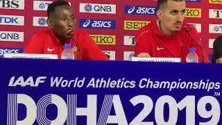Conseslus Kipruto (Kenya) - Winners press Conference Doha 2019