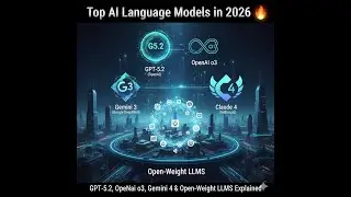 Top AI Language Models in 2026 🔥 GPT-5.2, OpenAI o3, Gemini 3, Claude 4 & Open-Weight LLMs Explained