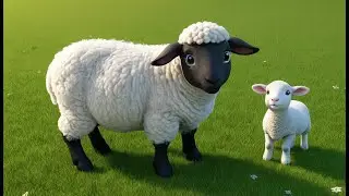 White Sheep, Fluffy and Fat | Gentle Sheep Song for Kids | Cozy Nursery Rhyme Adventure